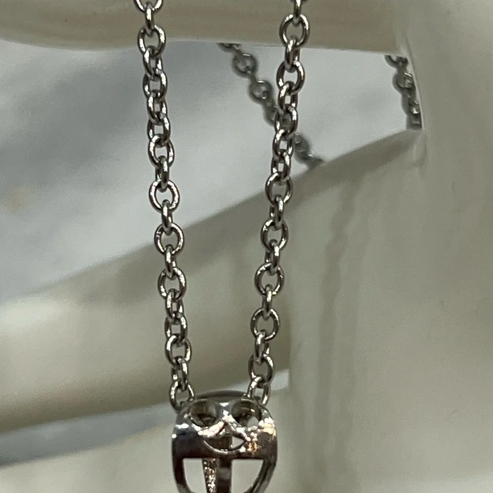 Fossil Coral Silver Pendant Necklace - Picture 6 of 10